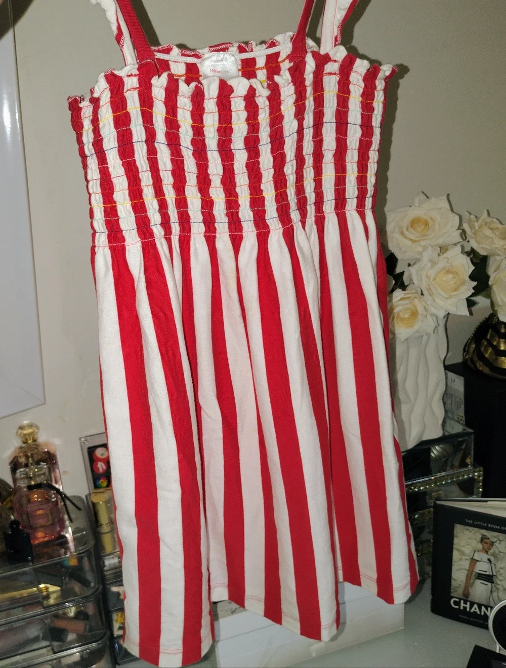 Hannah Anderson Red and White Striped Sundress - Picture 11 of 11